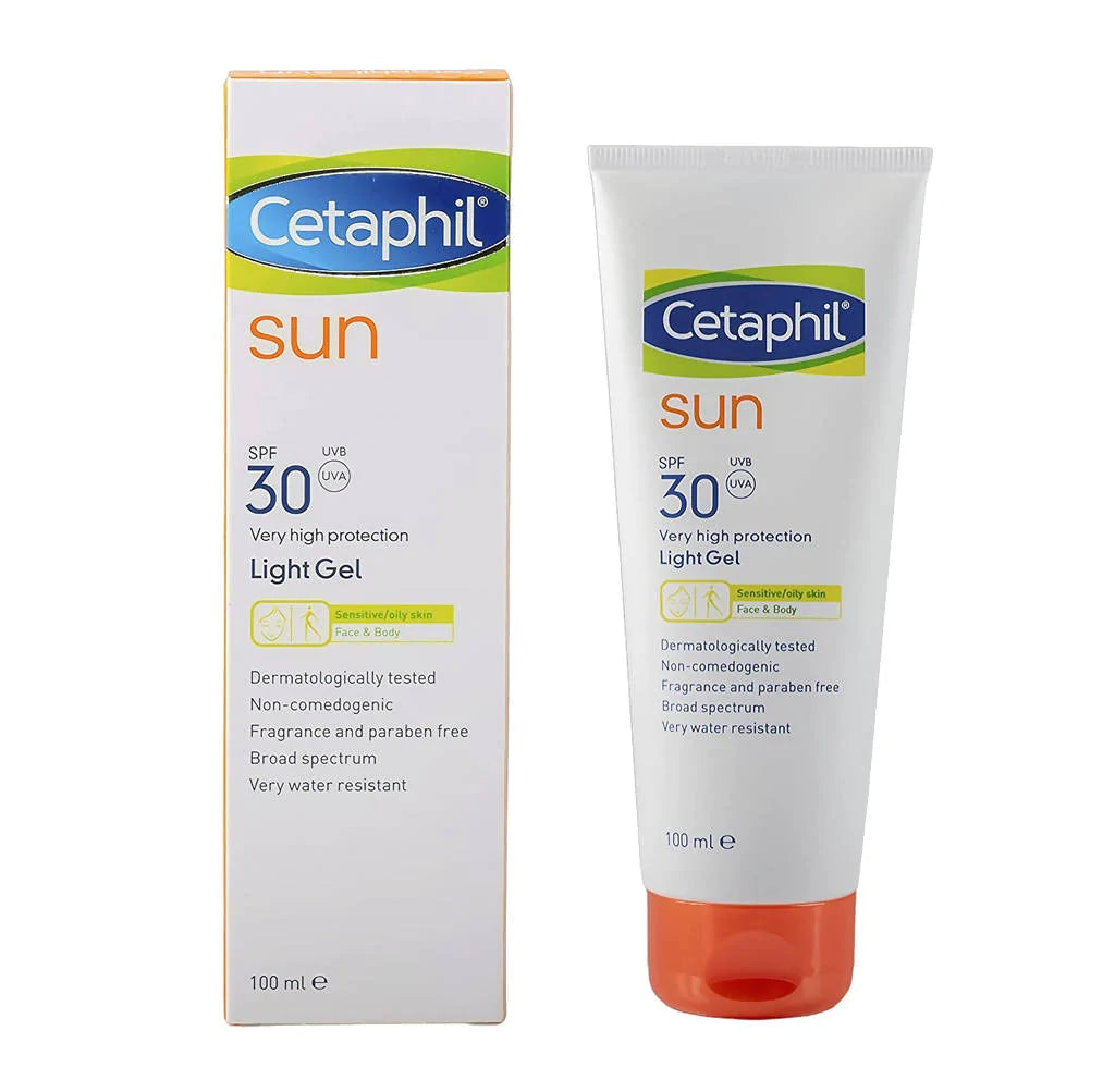 Cetaphil Sun SPF 30+ Very High Protection Light Gel - Distacart